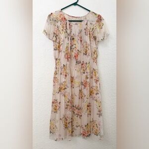Sundance Multicolor Floral Silk Dress - 8